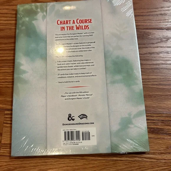 Dungeon and Dragons Master Screen Wilderness Adventure Kit - Picture 2 of 2